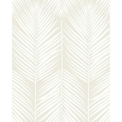 Palm Silhouette Prepasted Sea Salt Wallpaper